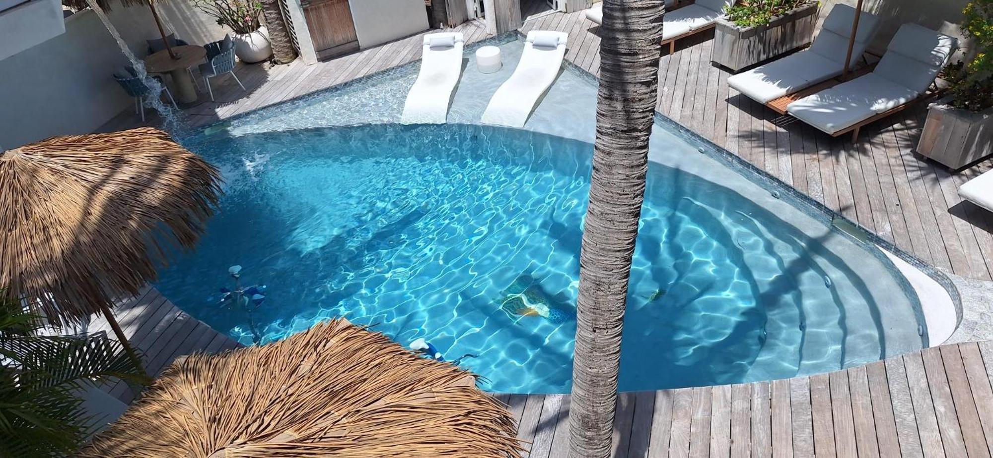 Hotel Les Ondines Sur La Plage 구스타비아 외부 사진